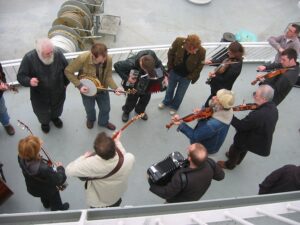 ShetlandFolk Festival 2005 - boat farewell