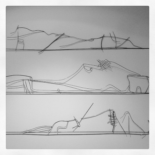 Wire drawings - from Instagram