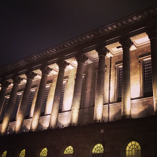 Birmingham Town hall with Salsas - from Instagram